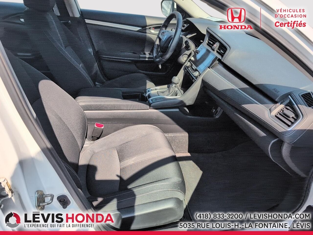 2019 Honda Civic LX LX BM White Lévis - photo #6