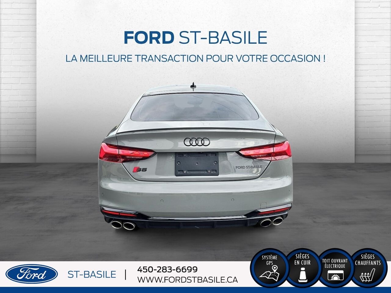 AUDI S5 2022 Gris Saint-Basile-le-Grand - photo #6