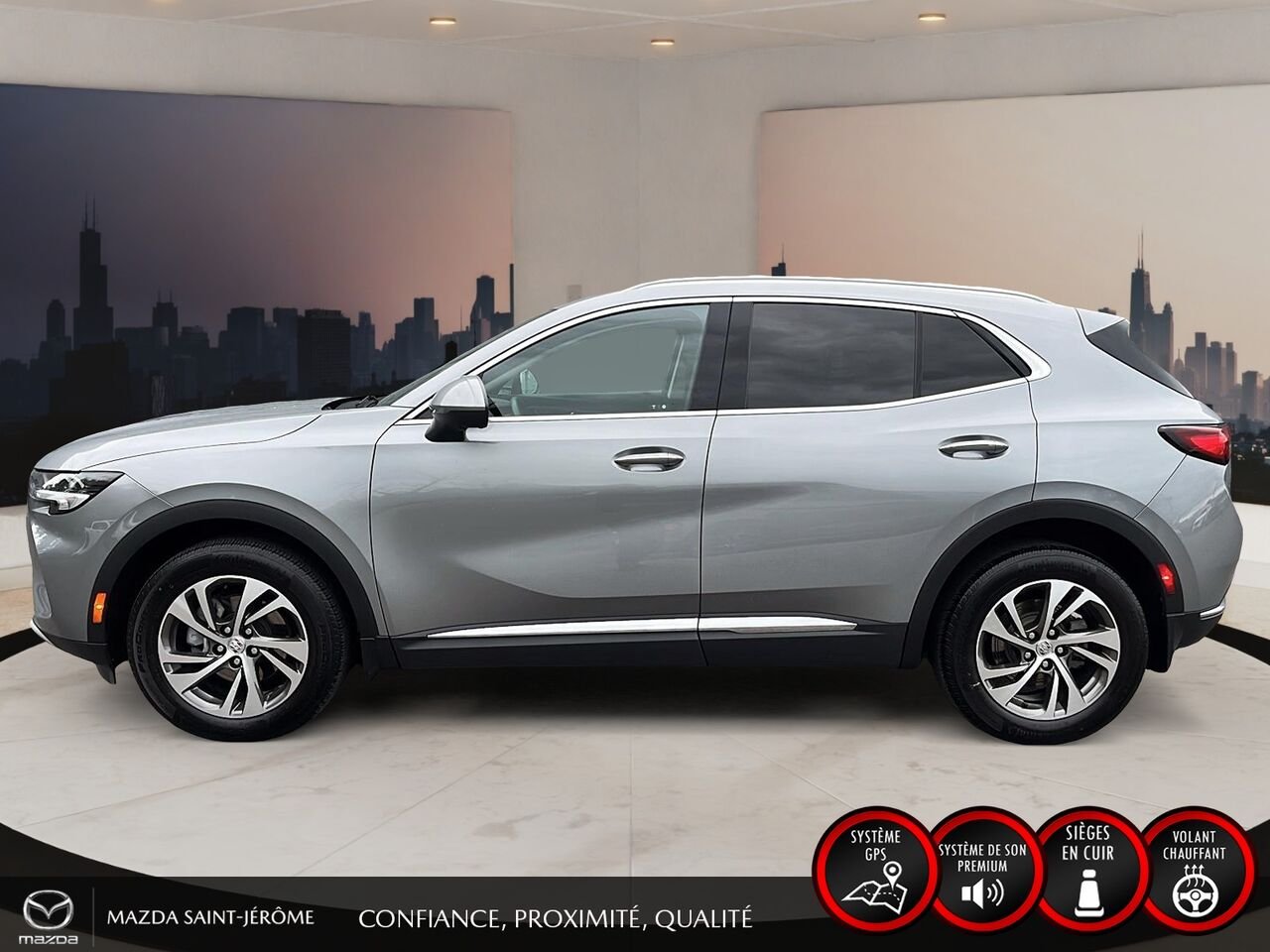Buick Envision Essence | TOIT PANORAMIQUE | CUIR | AWD 2023 Gris Saint-Jérôme - photo #9