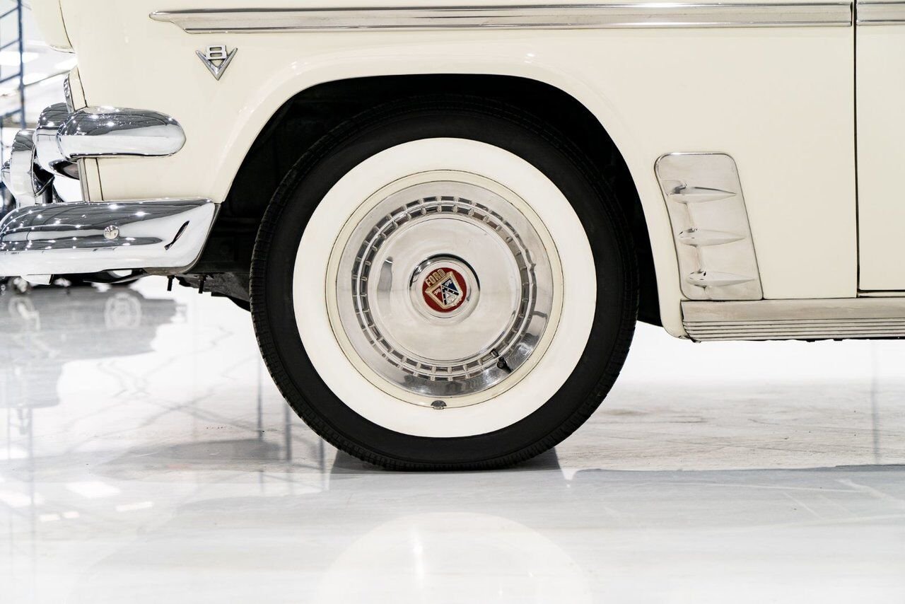 1954 Ford Crestline Skyliner rare glass top long term ownership White Montreal - photo #56