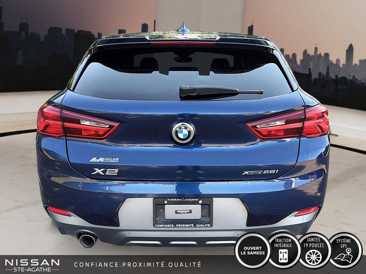 BMW X2 xDrive28i coupé pour activités sportives/CUIR| TOIT| CARPLAY 2020 Bleu Saint-Jérôme - photo #3