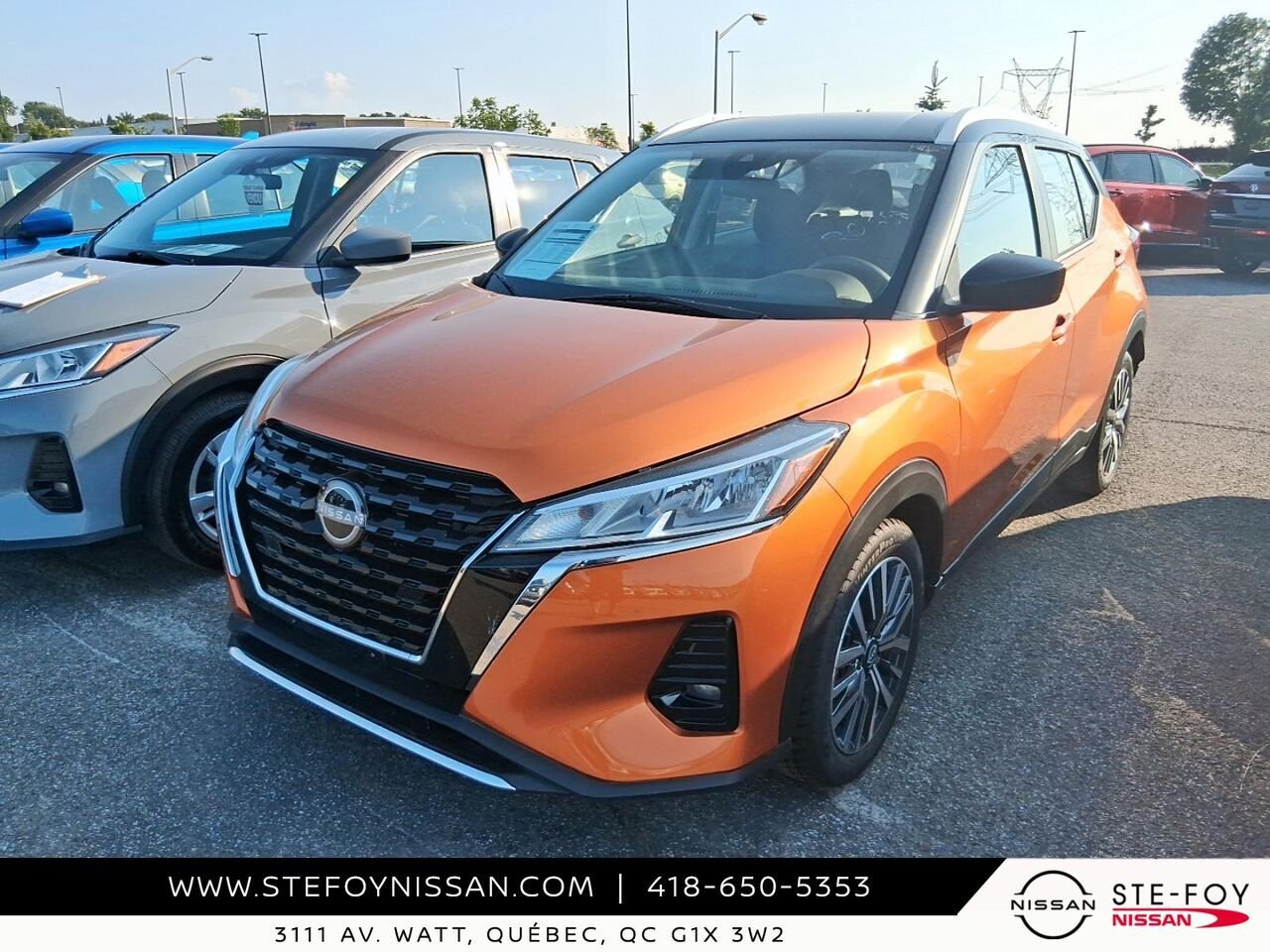 Nissan Kicks SV 2024 Orange Ste-Foy - photo #0