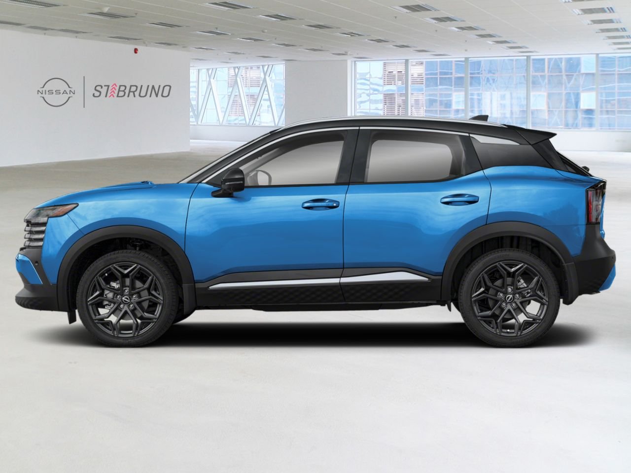 2026 Nissan Kicks Artic Ice Blue Metallic/Super Black Saint-Basile-le-Grand - photo #1