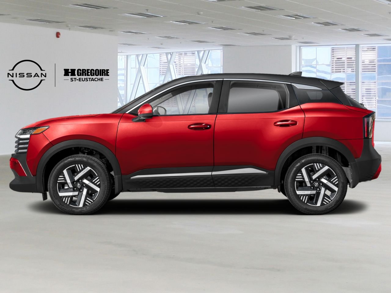 2026 Nissan Kicks Scarlet Ember Tintcoat/Super Black Saint-Eustache - photo #2