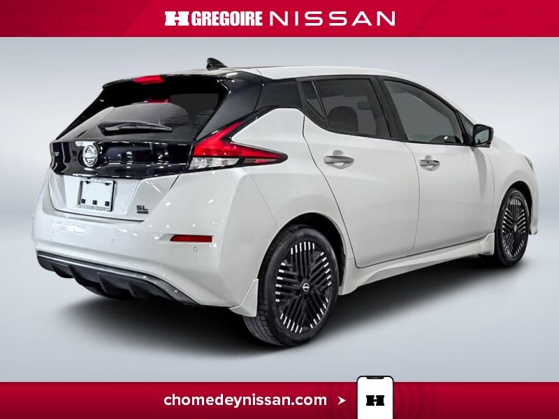 Nissan Leaf CL6917 | SL PLUS * Mag * Cuir * Volant Chauffant * 2023 Blanc Laval - photo #8