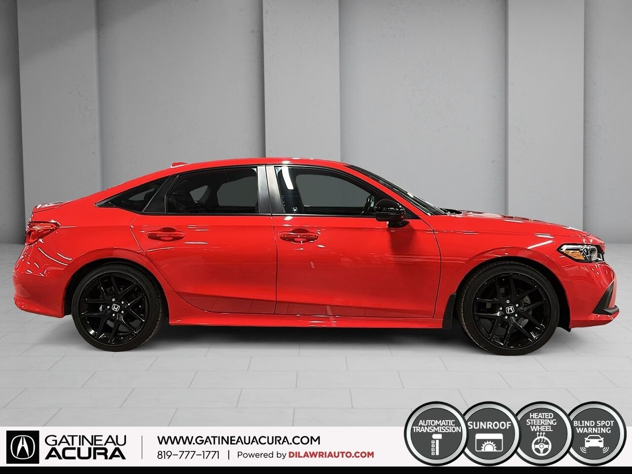 Honda Civic Sport 2022 Rouge Ottawa & Gatineau - photo #14
