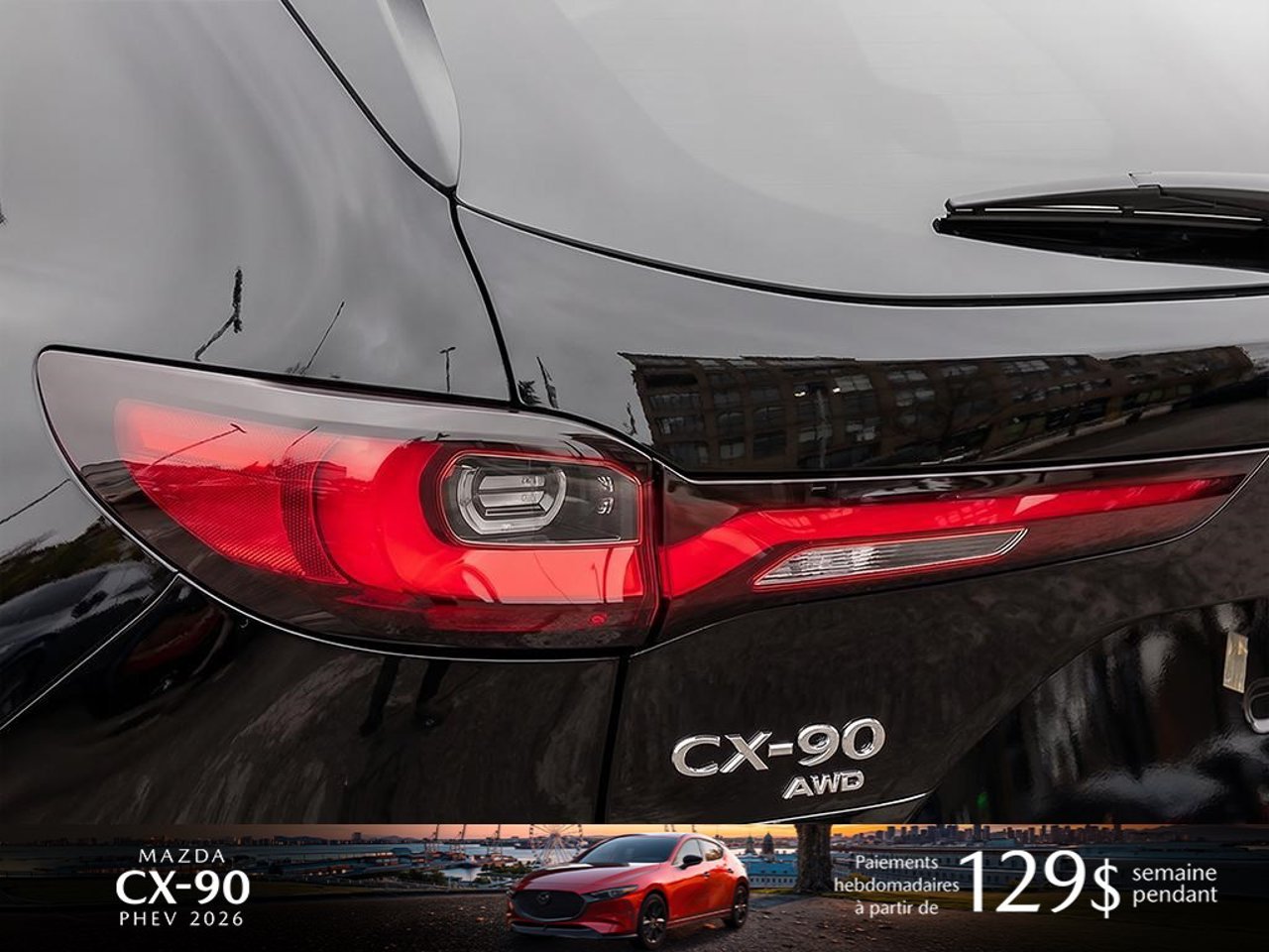 2026 Mazda CX-90 PHEV JM3KKCHAXT1377071 Jet Black Mica Mirabel - photo #10