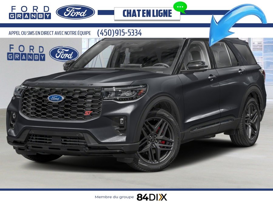 Ford Explorer ST 4RM 2026 Noir agate métallisé