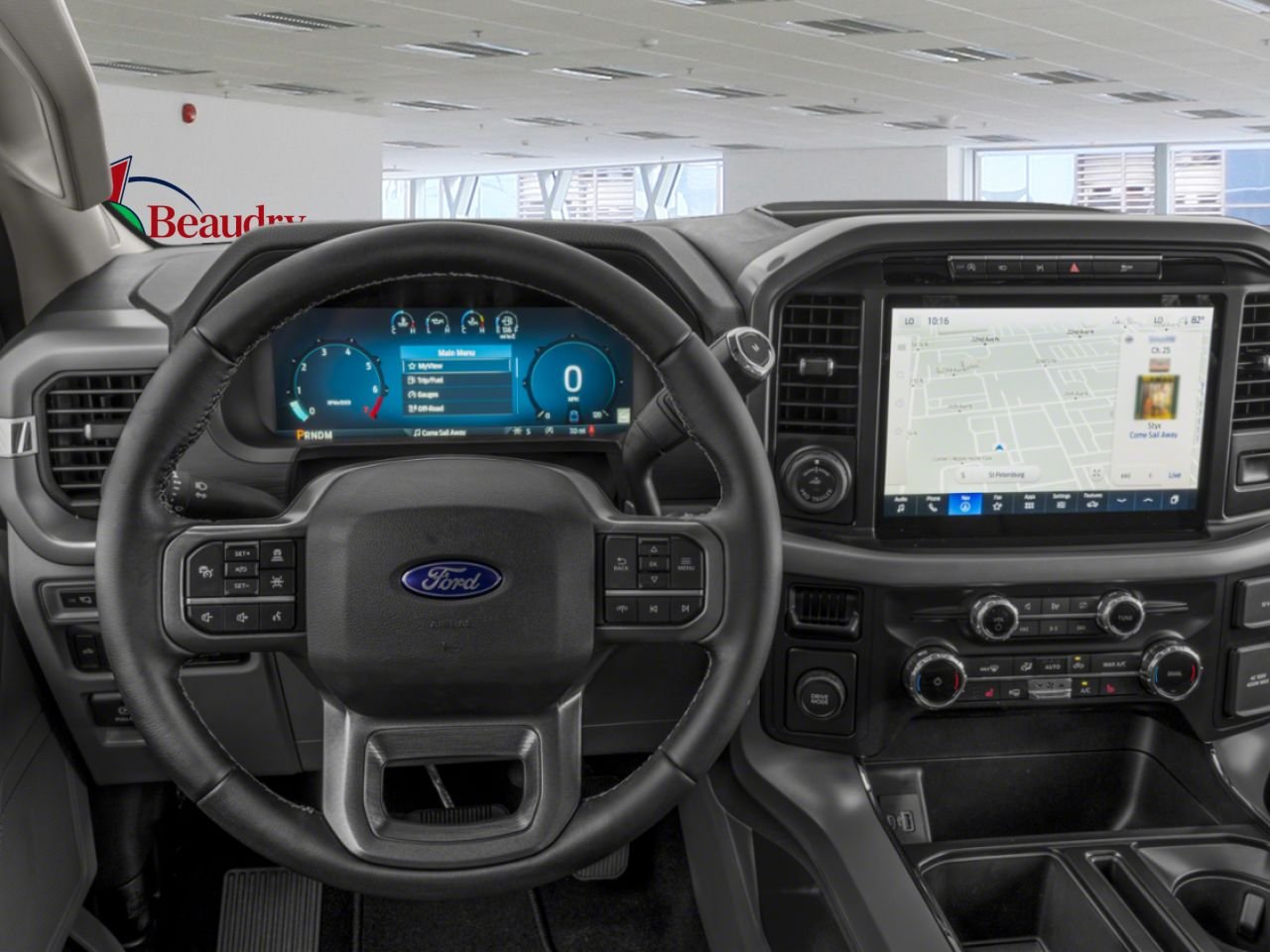 2025 Ford F-150 Agate Black Metallic La Sarre - photo #3