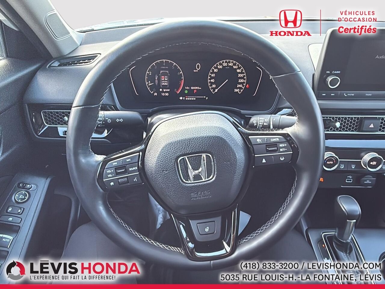 Honda Civic EX EX CVT 2024 Blanc Lévis - photo #19