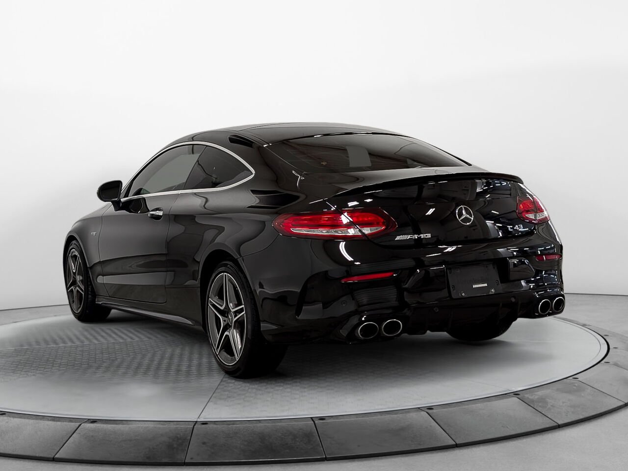 2022 MERCEDES C 43 AMG Coupe Toit Pano Bas Km AWD Black Sherbrooke - photo #3