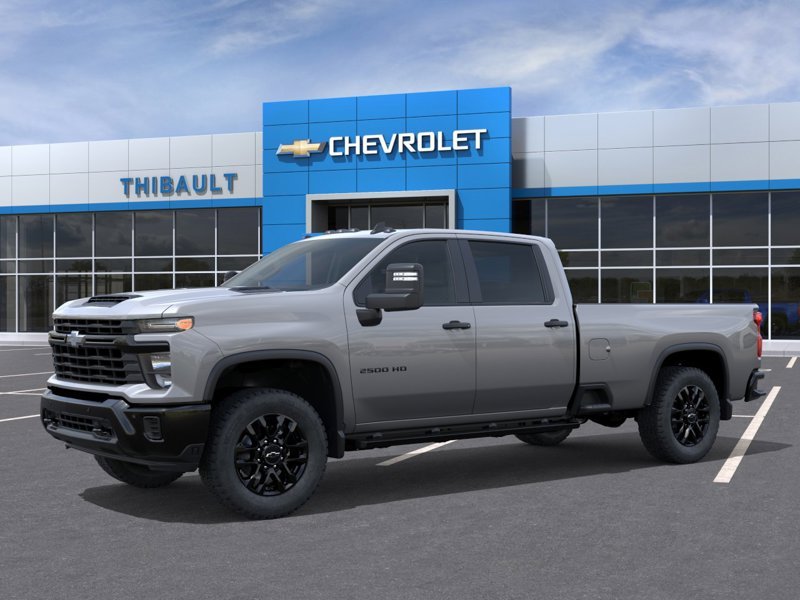 CHEVROLET SILVERADO Custom cabine multiplace 4RM 172 po 2026 Gris Sherbrooke - photo #1