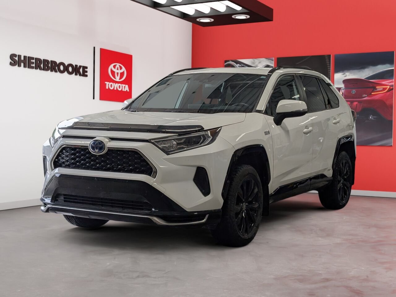 2021 Toyota RAV4 Prime JTMGB3FV0MD024326 White Sherbrooke - photo #0