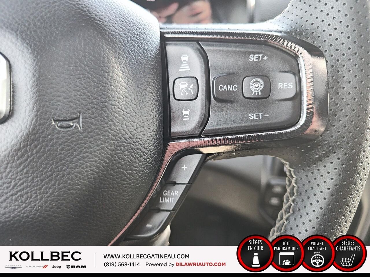RAM 1500 SPORT Sport Crewcab 4x4 2025 Noir Ottawa & Gatineau - photo #9