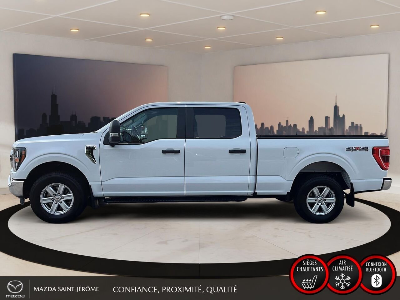 Ford F-150 XLT SUPERCREW | 4X4 | GROUPE REMORQUAGE | 3.5L ECOBOOST | 2023 Blanc Saint-Jérôme - photo #11