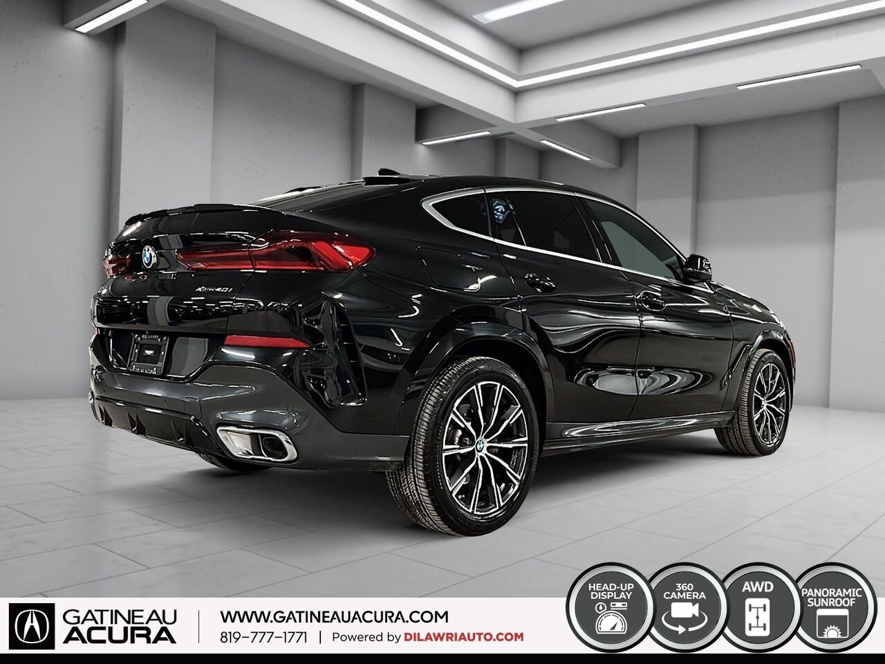 2023 BMW X6 xDrive 40i coupé Black Gatineau - photo #15
