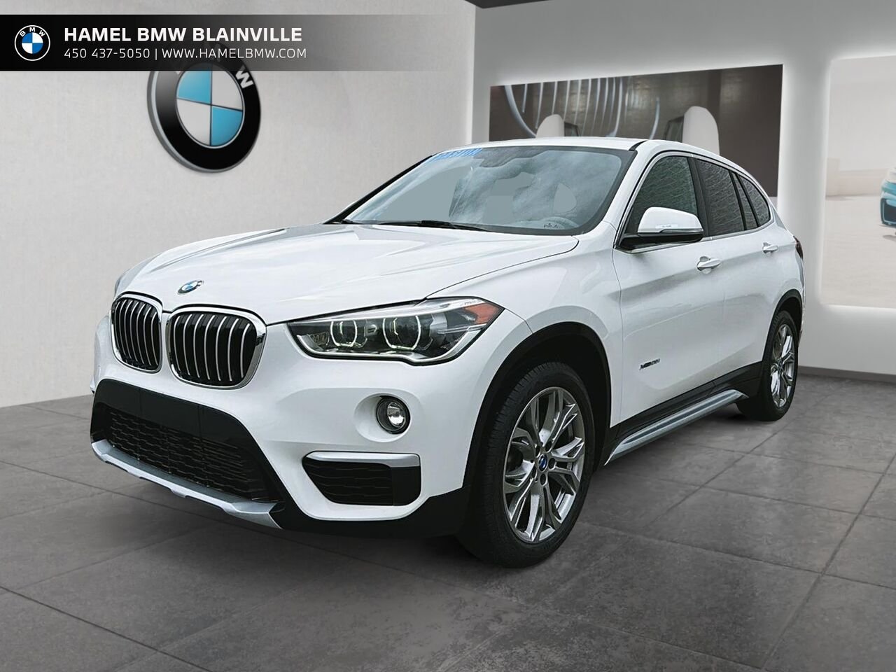 BMW X1 xDrive28i véhicule d'activités sportives 2018 Blanc Blainville - photo #0