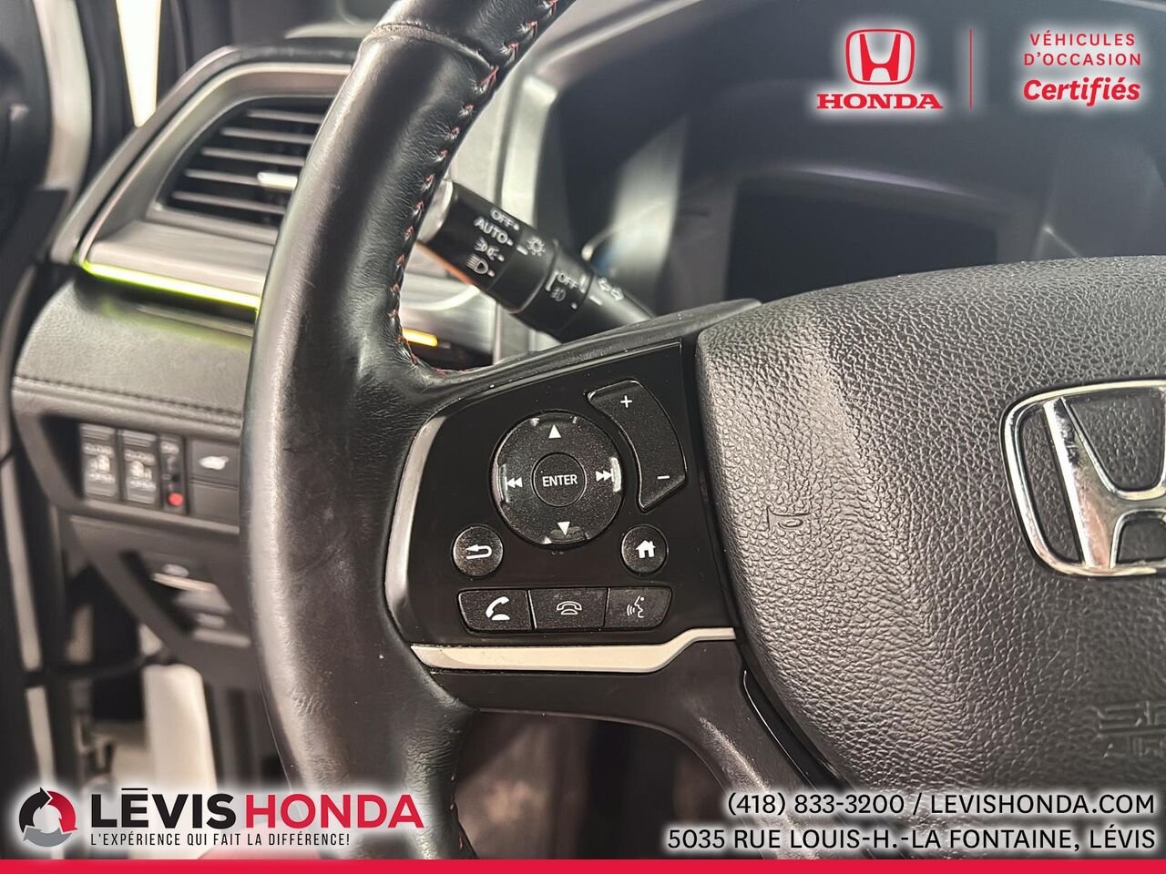 Honda Odyssey Black Edition Black Edition BA 2023 Blanc Lévis - photo #15