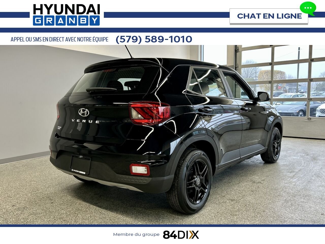 2024 Hyundai Venue Black Granby - photo #6