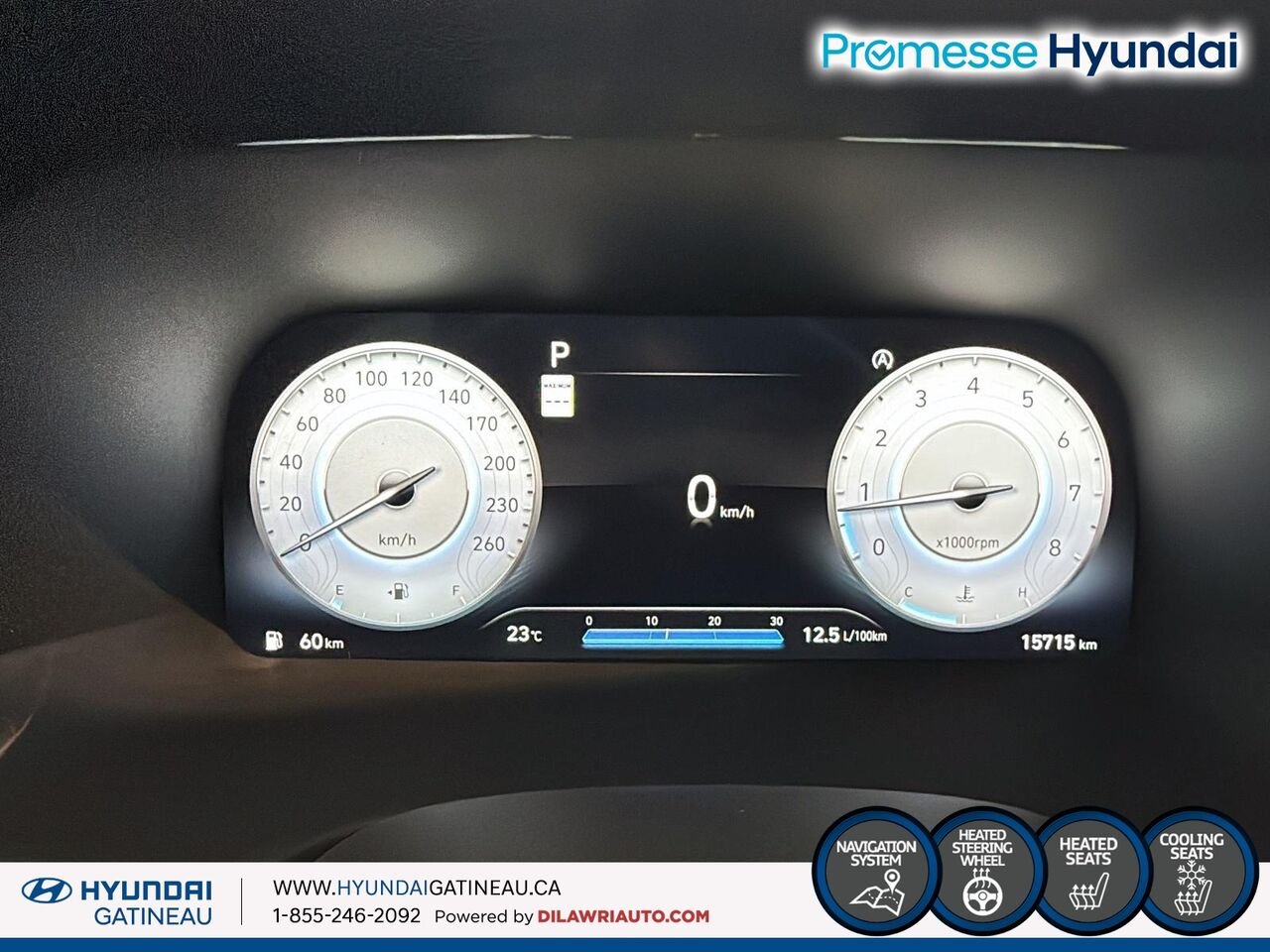 2025 Hyundai Palisade Ultimate Calligraphy *** BLACK EDITION , toute equipe , bas millage *** Black Ottawa & Gatineau - photo #14