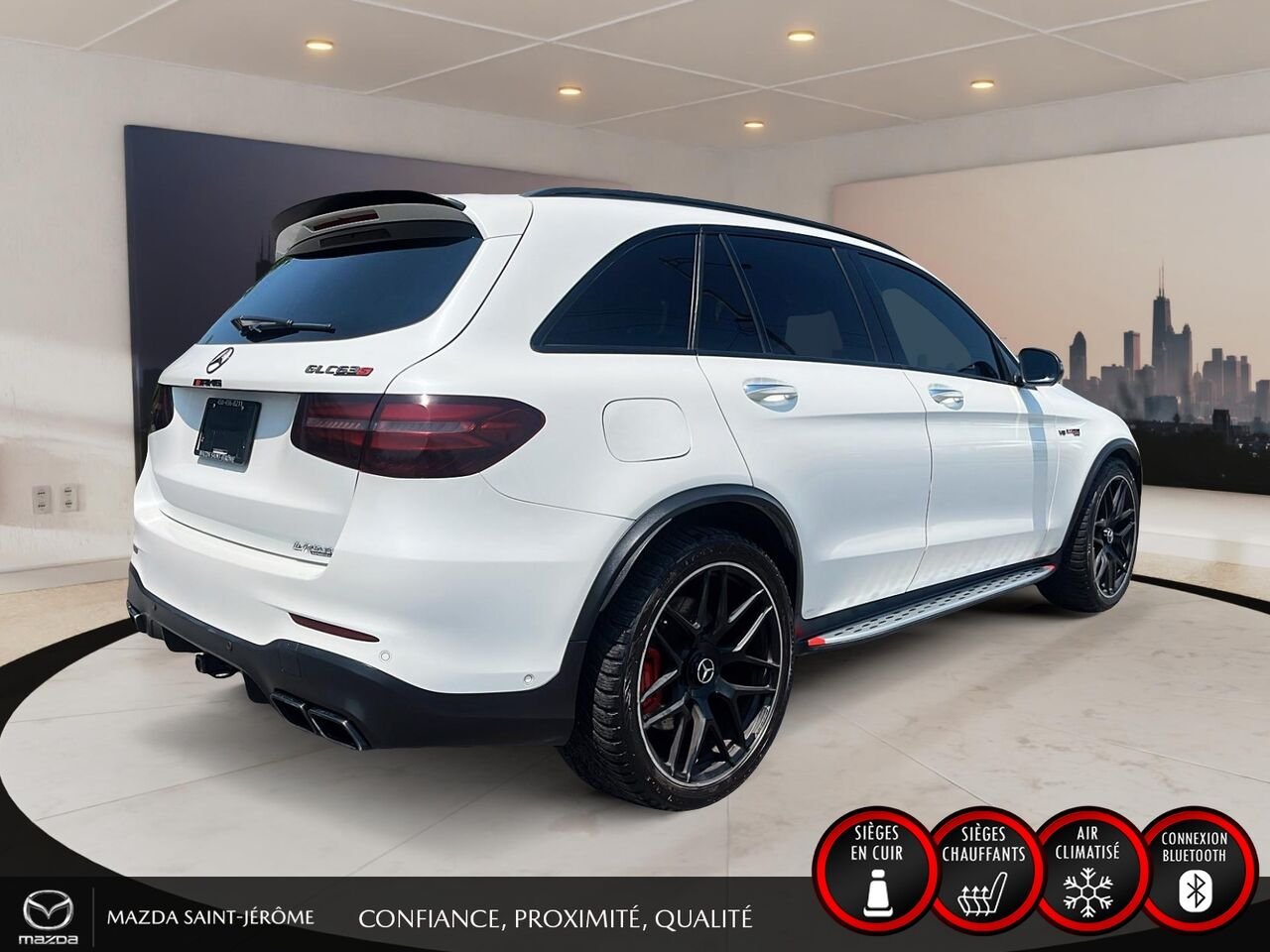 2019 Mercedes-Benz GLC White Ste-Agathe des Monts - photo #5