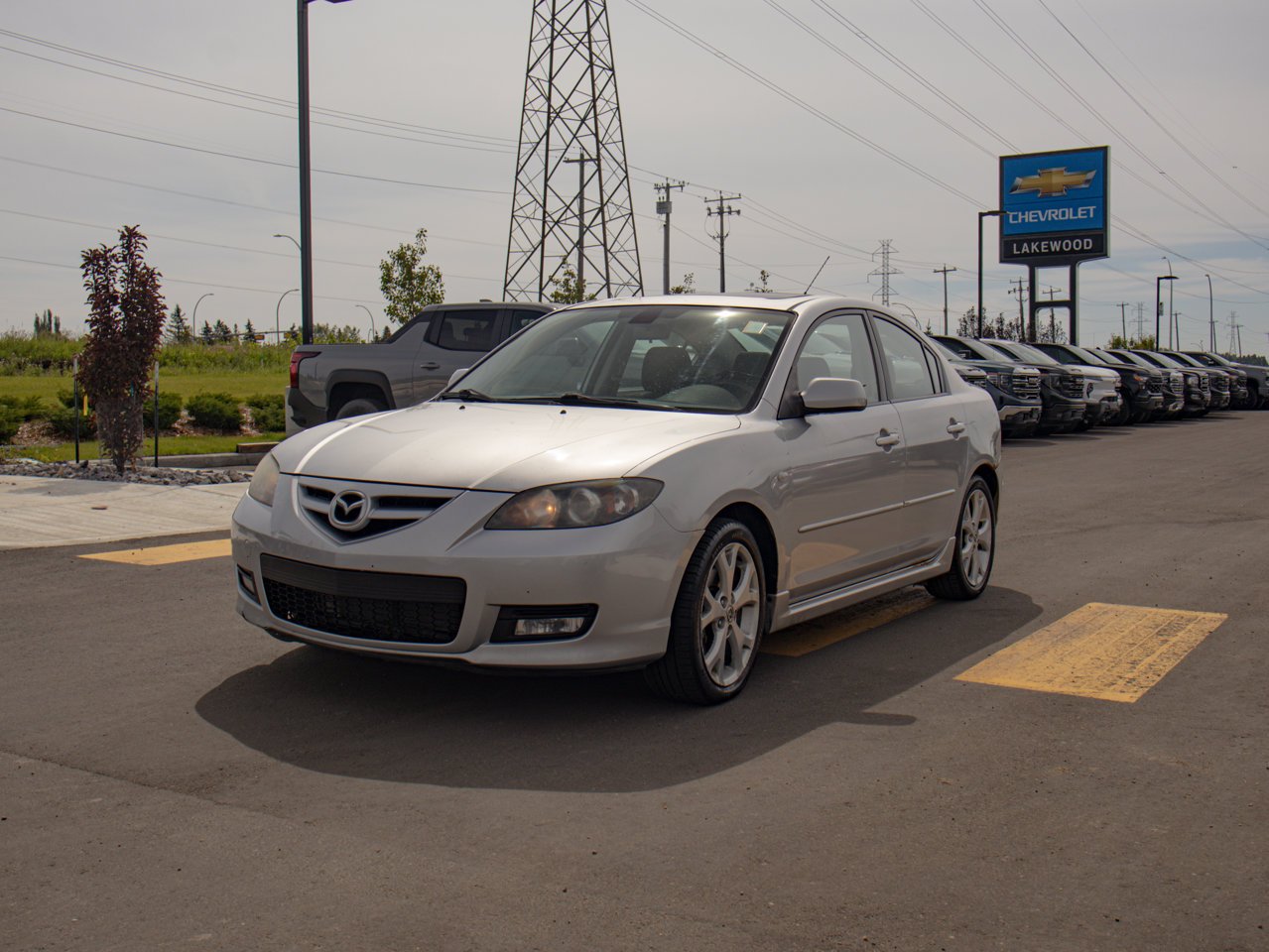 2007 Mazda Mazda3 4dr Sdn Auto GT Silver Sherwood Park - photo #3