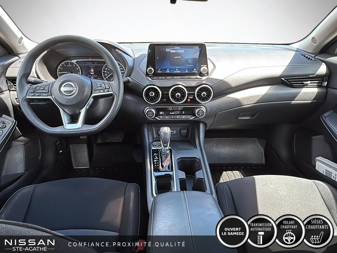 Nissan Sentra SV | CARPLAY | CAMÉRA DE RECUL | UN SEUL PROPRIÉTAIRE 2024 Noir Saint-Jérôme - photo #9