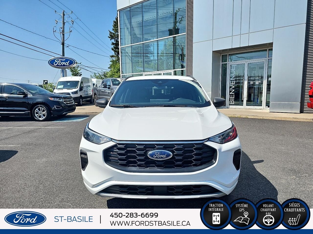 2023 Ford Escape White Saint-Basile-le-Grand - photo #9