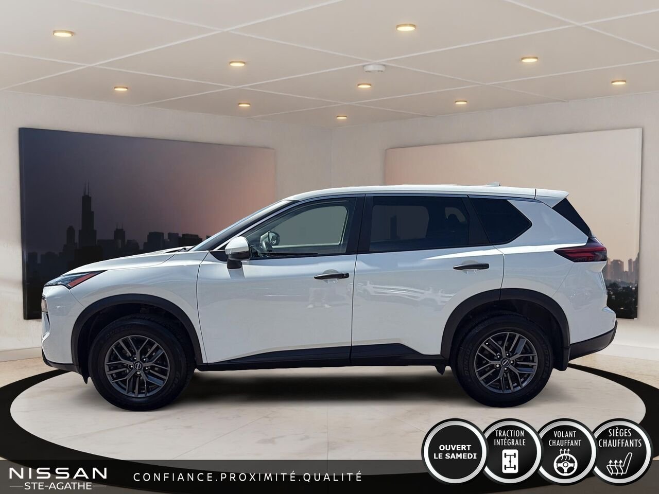 2024 Nissan Rogue S TI White Saint-Jérôme - photo #5