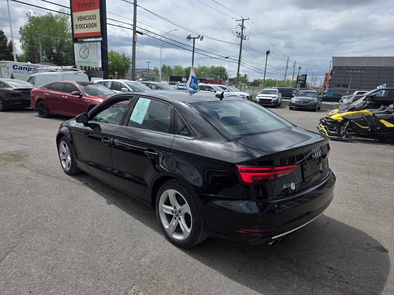 2018 Audi A3 berline Black  - photo #2