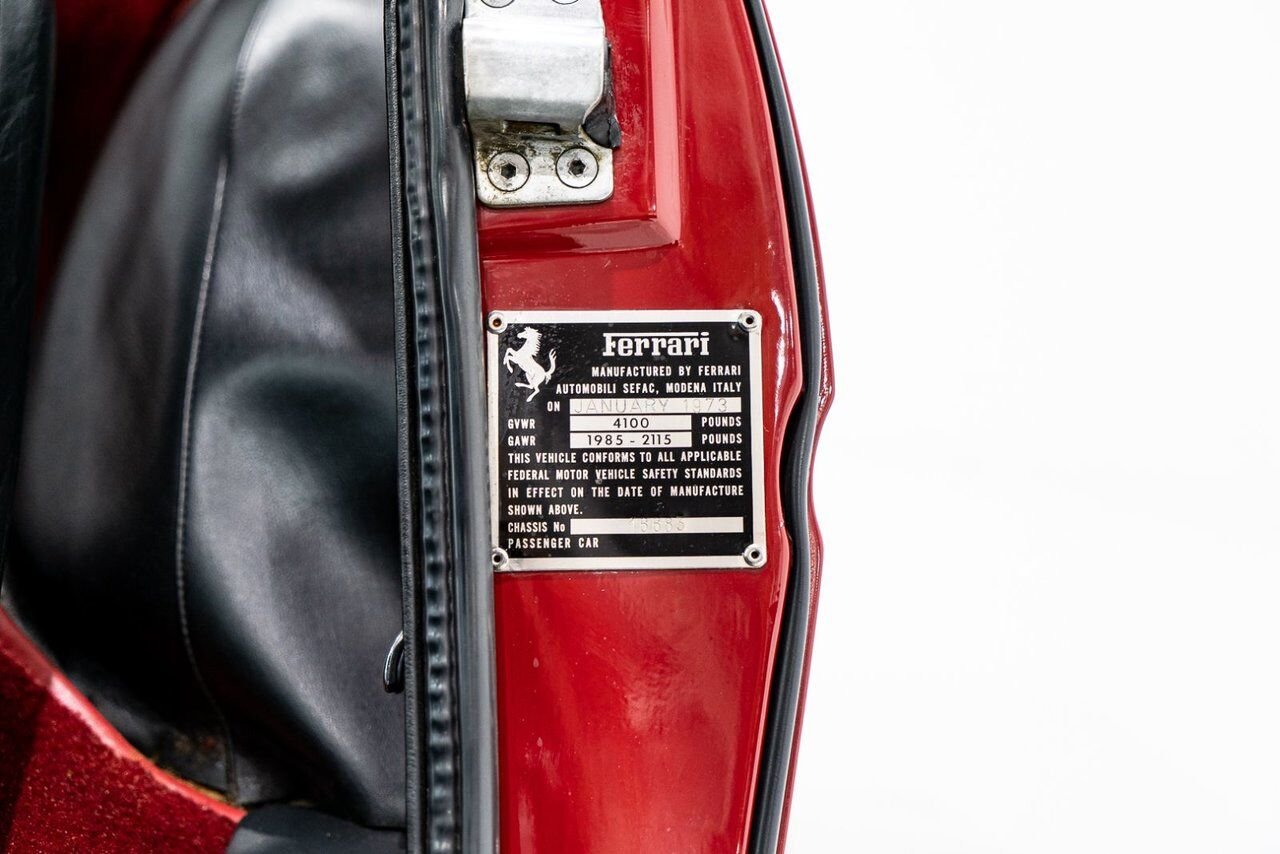 1973 Ferrari 365 GTB4 Daytona 18,301 miles With Orig Books/Tools/ Carbs / Filter Box Red Montreal - photo #64