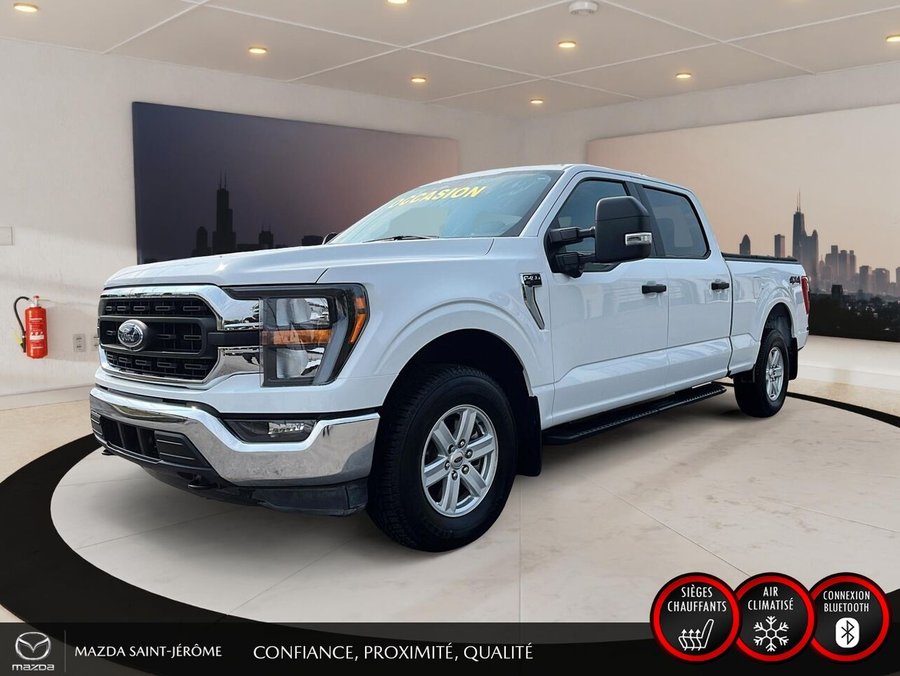 Ford F-150 XLT SUPERCREW | 4X4 | GROUPE REMORQUAGE | 3.5L ECOBOOST | 2023 Blanc