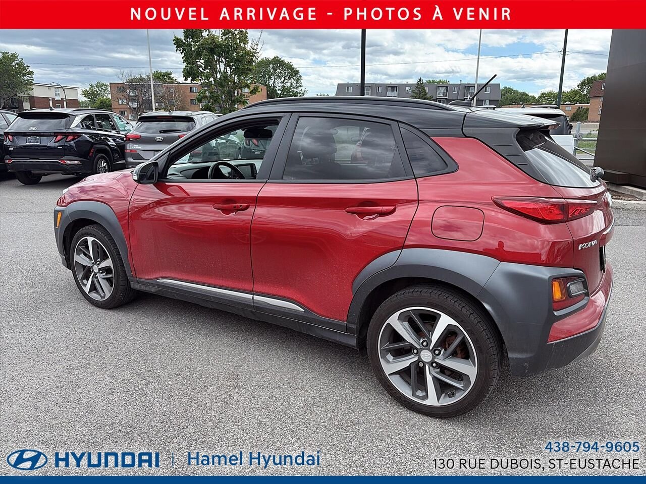 2019 Hyundai Kona Red Saint-Eustache - photo #3