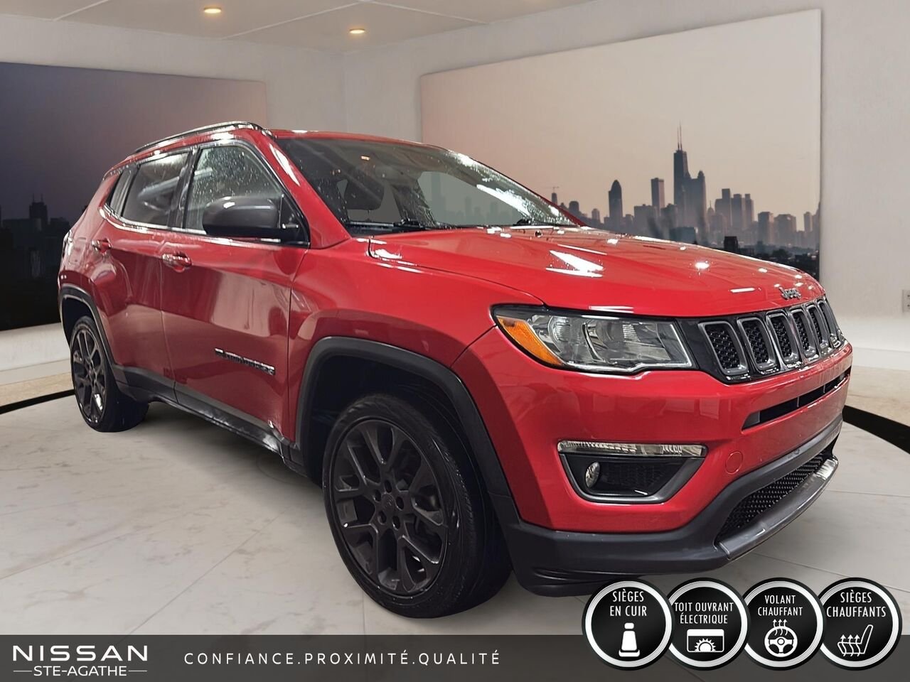 2021 Jeep Compass 80th Anniversary 4x4 Red Saint-Jérôme - photo #2
