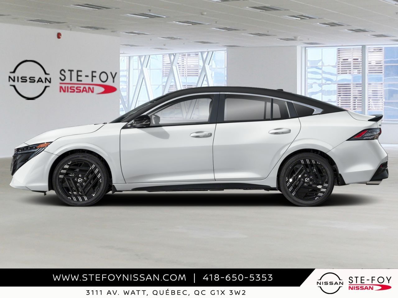 2026 NISSAN Sentra Aspen White TriCoat/Super Black Ste-Foy - photo #2