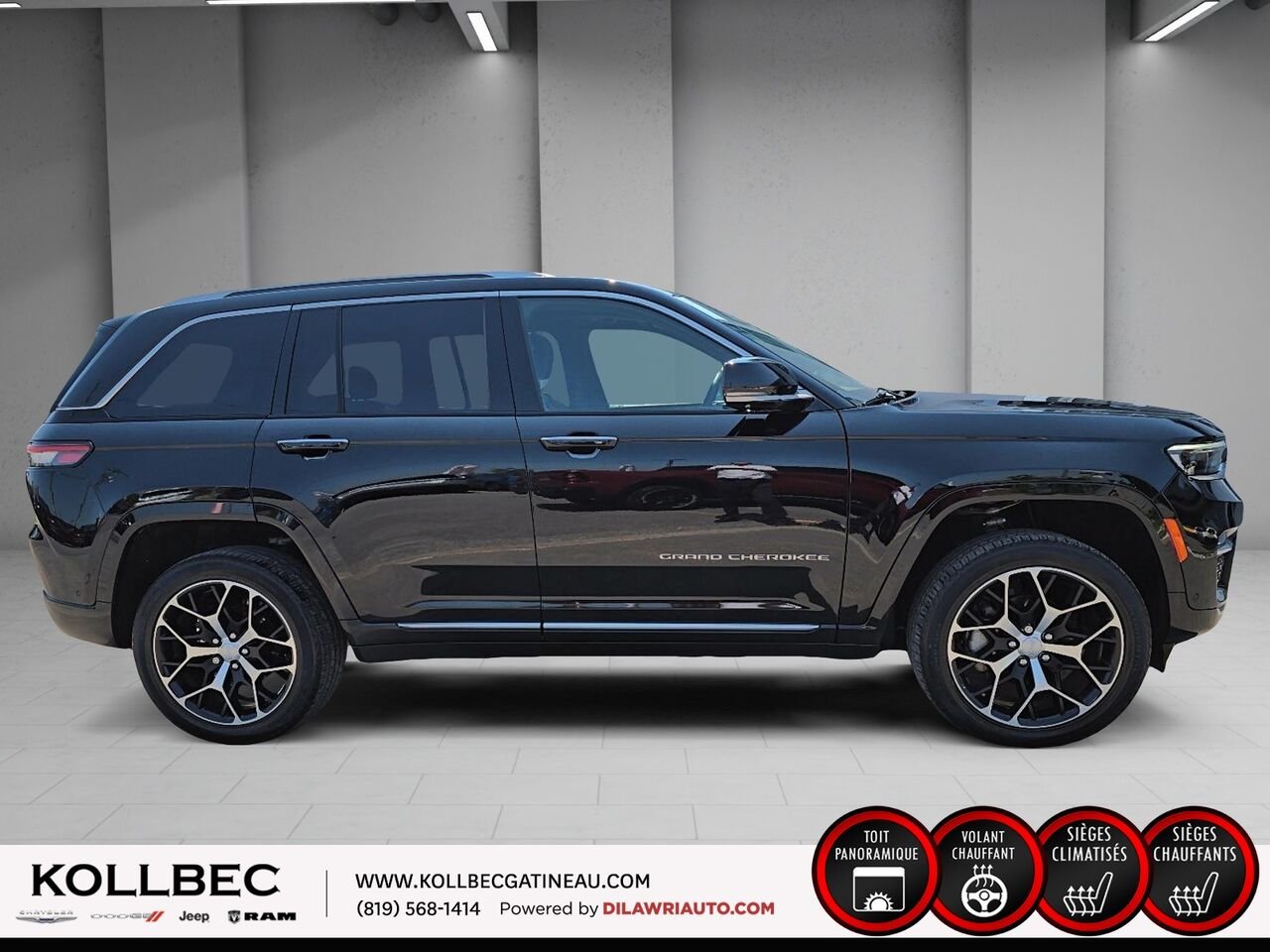 2023 JEEP GRAND CHEROKEE Summit Reserve 4x4 Black Ottawa & Gatineau - photo #13