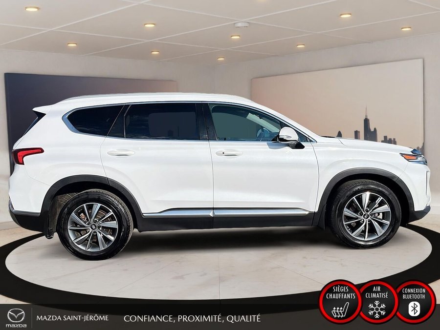 Hyundai Santa Fe 2.4L PREFERRED | AWD | VOLANT CHAUFFANT | RÉG. ADAPTATIF | 2019 Blanc