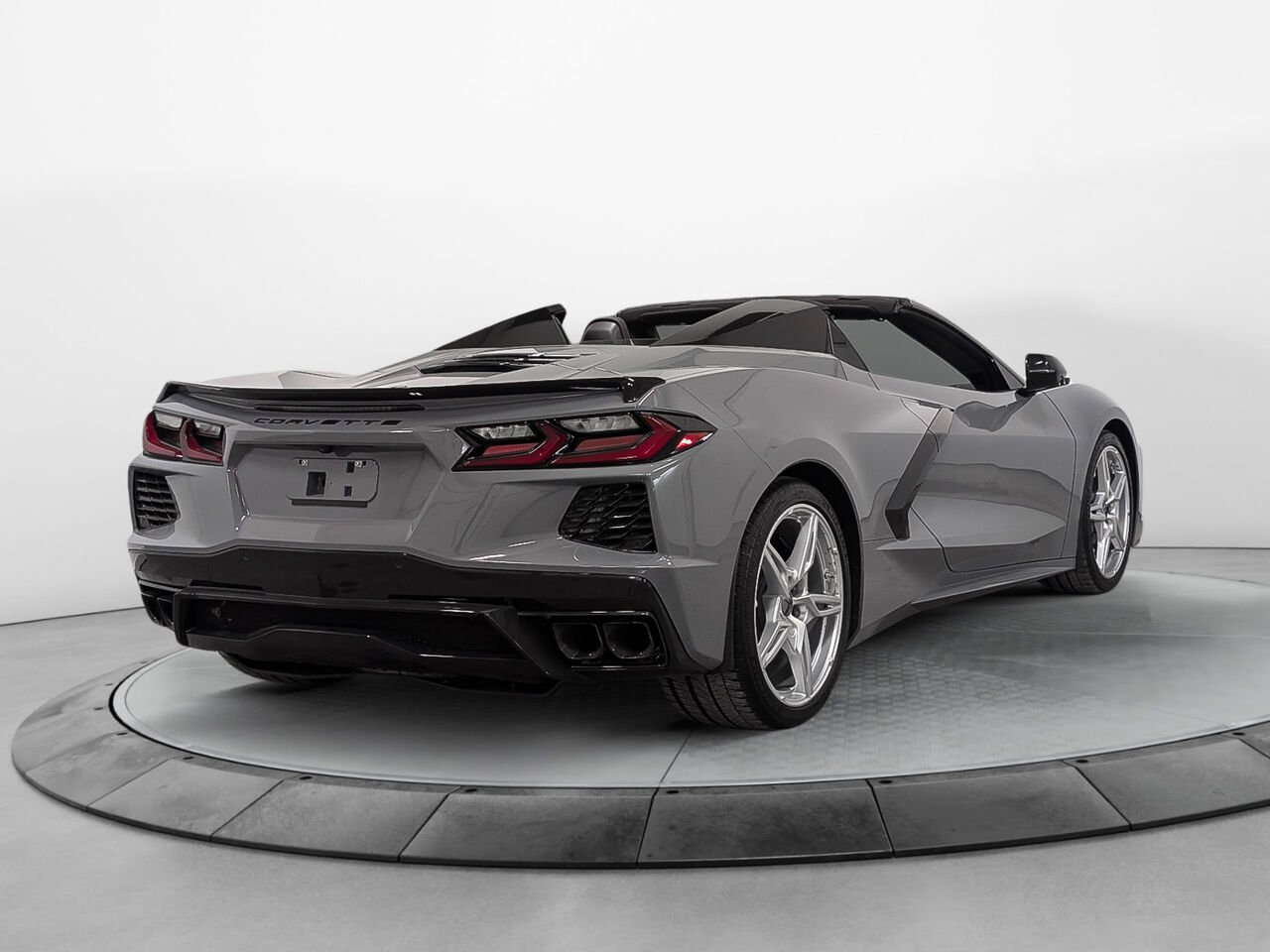 CHEVROLET CORVETTE STINGRAY CABRIOLET Exhaust Performance Suspension Active Bas Km 2024 GRIS LOUP DE MER- TRIPLE COUCHE Sherbrooke - photo #8