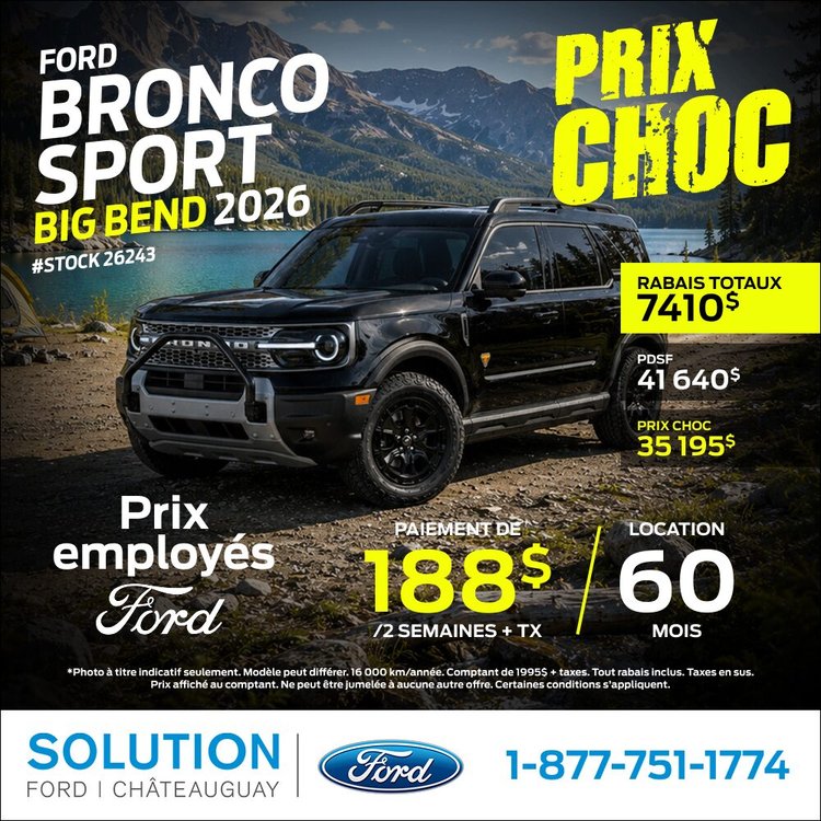 Solution Ford promo aout BRONCO SPORT 2026 FR NEW DESIGN