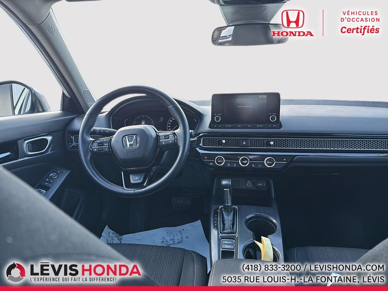 Honda Civic EX EX CVT 2024 Blanc Lévis - photo #17