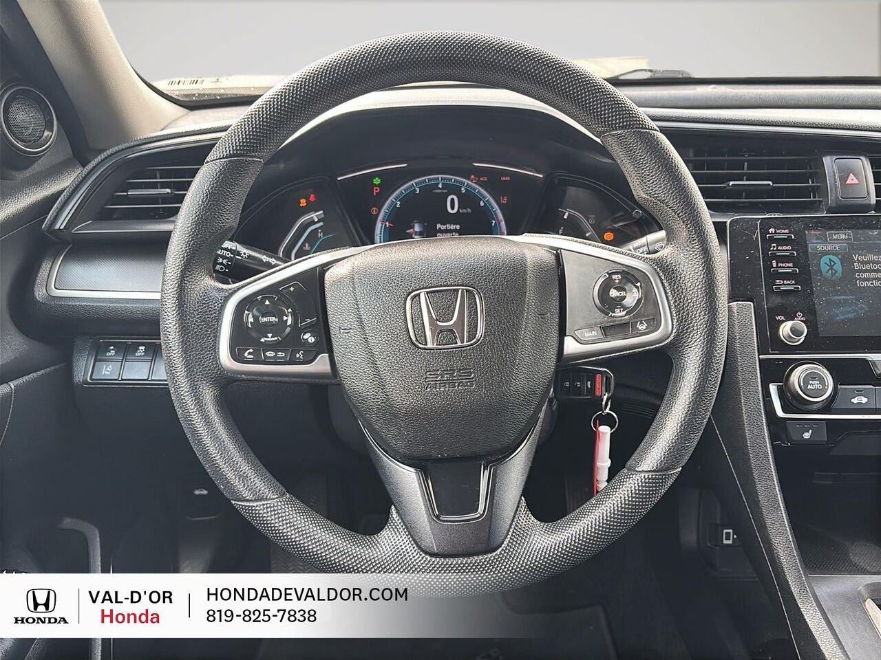 2019 Honda Civic Berline LX CVT Black Val-d'Or - photo #8