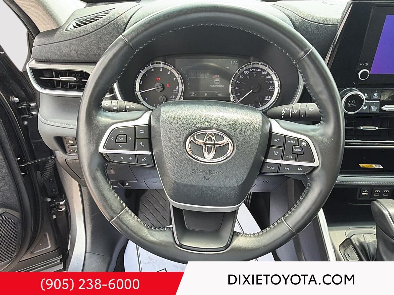 2023 Toyota Highlander XLE AWD / HEATED SEATS / MOONROOF / ALLOY WHEELS / CARPLAY AND ANDROID AUTO Magnetic Grey Metallic Mississauga - photo #11