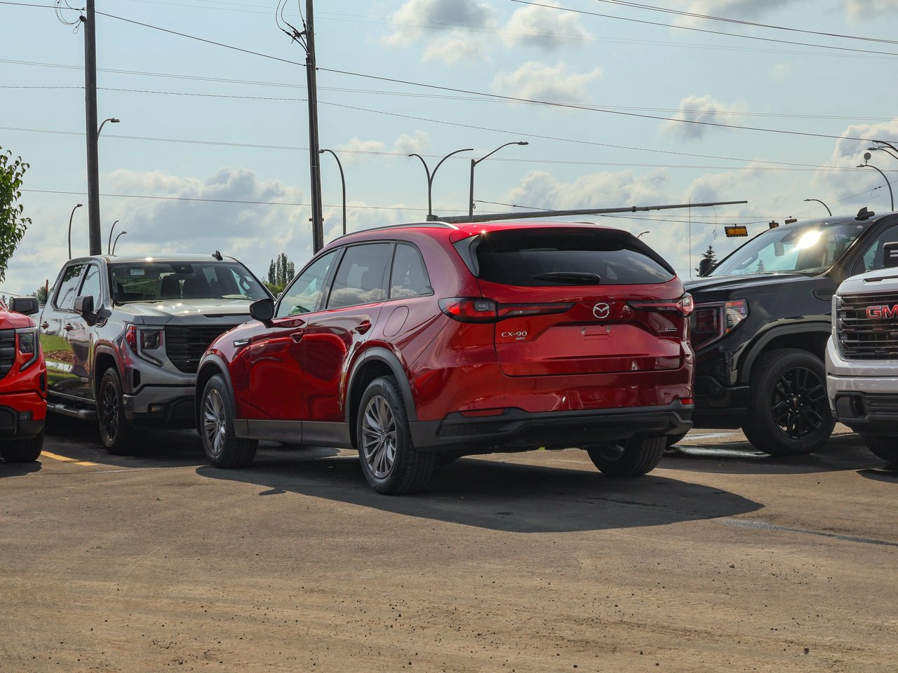 2025 Mazda CX-90 MHEV GS-L AWD Red Sherwood Park - photo #5