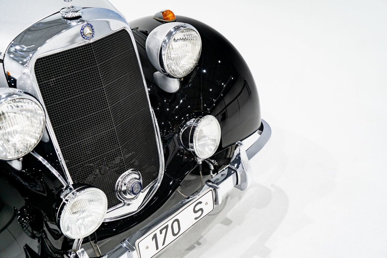 1950 Mercedes-Benz 170S Cabriolet B Wonderfully Presented Old Restoration Grey Montreal - photo #49