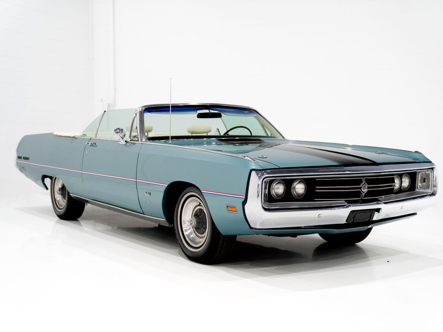 Chrysler 300 1969 1969 Bleu