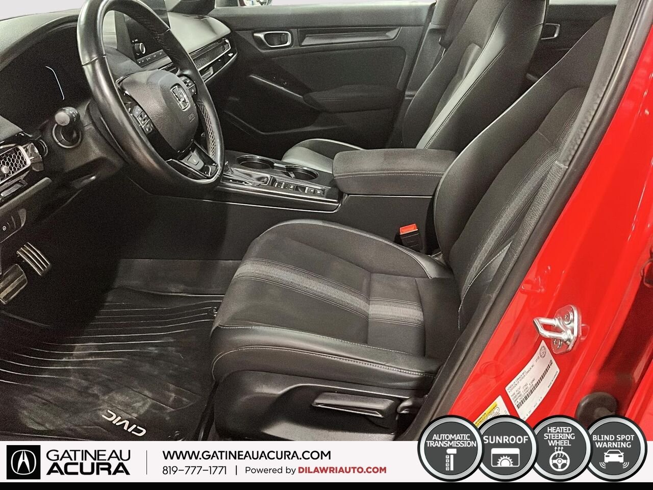 Honda Civic Sport 2022 Rouge Ottawa & Gatineau - photo #24
