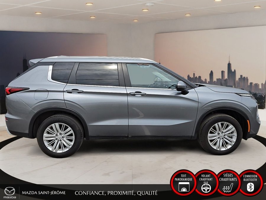 Mitsubishi Outlander SE | TOIT PANORAMIQUE | AWD | 7PLACES | 2024 Gris
