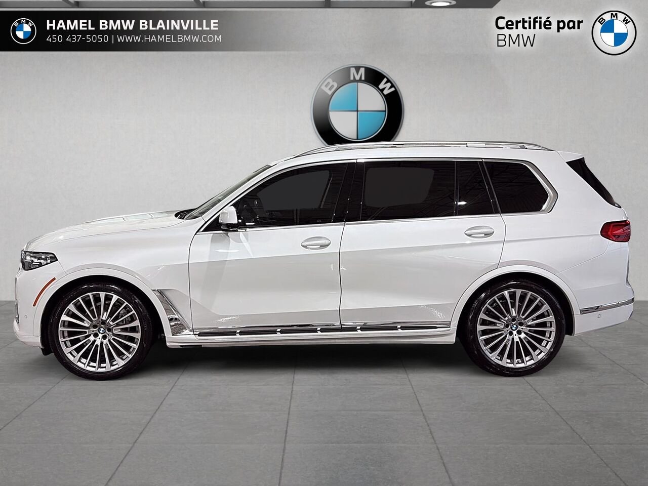2022 BMW X7 xDrive40i véhicule d'activités sportives White Blainville - photo #4