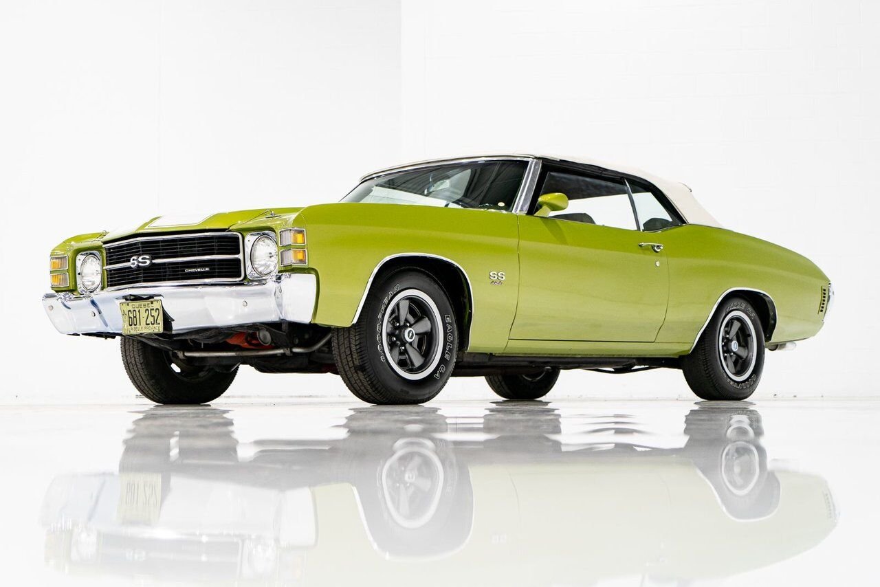 Chevrolet Chevelle SS Matching numbers 454 LS5 4-speed 1971 Vert Montréal - photo #53