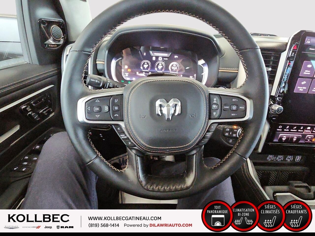 RAM 1500 Tungsten cabine d'équipe 4x4 caisse de 5 pi 7 po 2026 Triple couche nacrée ivoire Ottawa & Gatineau - photo #8